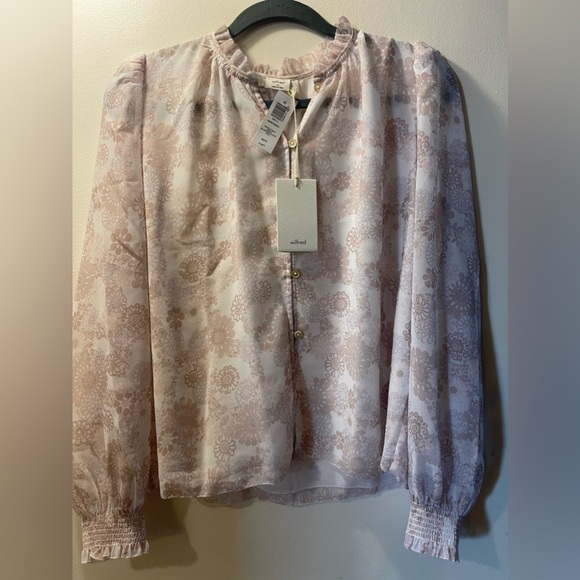 Wilfred Santiago Blouse - White/Light Birch - Picture 1 of 1